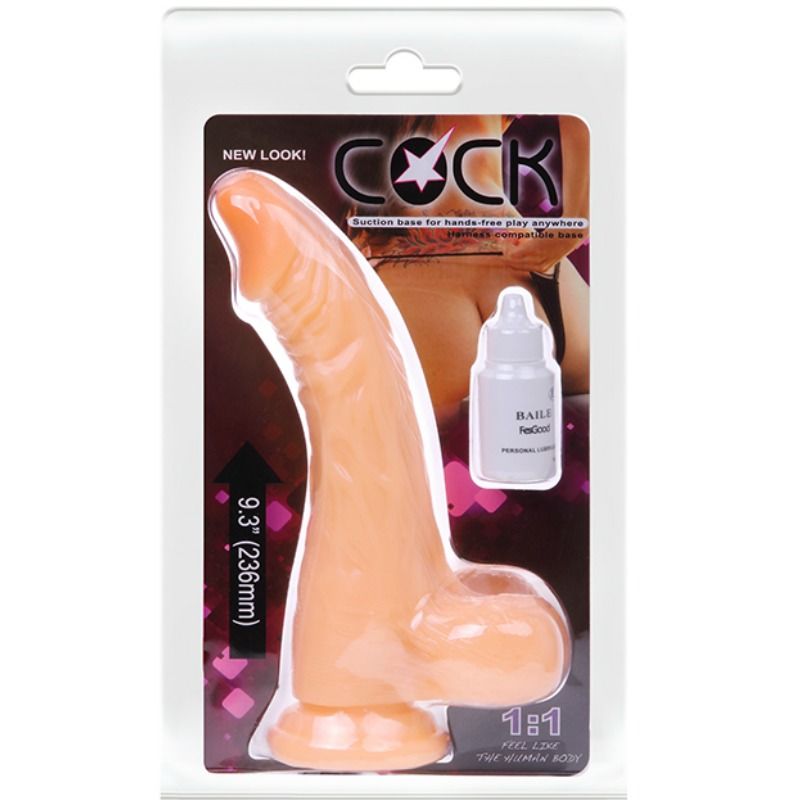 BAILE - DILDO REALISTA COM VIBRAÇÃO