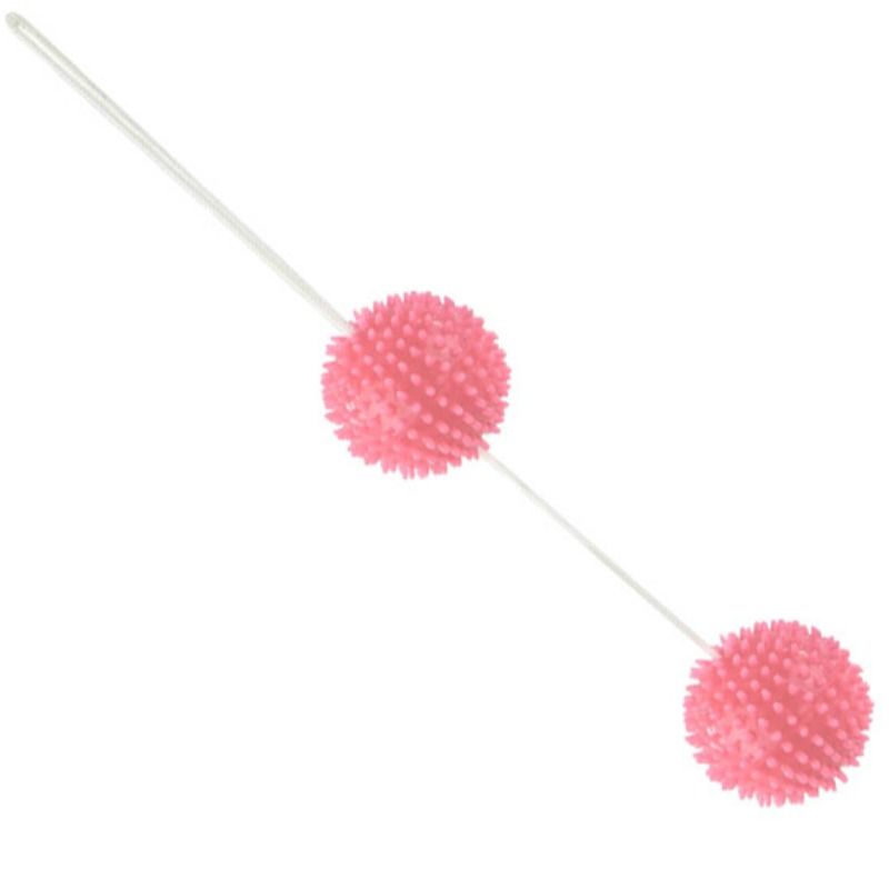 BAILE - BOLAS TEXTURIZADAS ROSA DEEPLY PLEASURE 3,6 CM