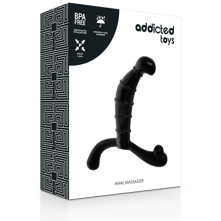 ADDICTED TOYS - BLACK ANAL PROSTATE PLEASURE