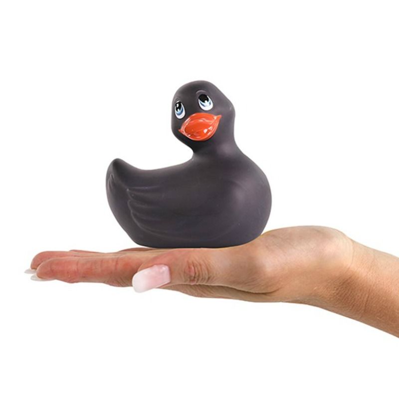 BRINQUEDOS GRANDES DE PROVOCAÇÃO - EU ATINGO MEU PATO PATO VIBRANTE CLÁSSICO PRETO