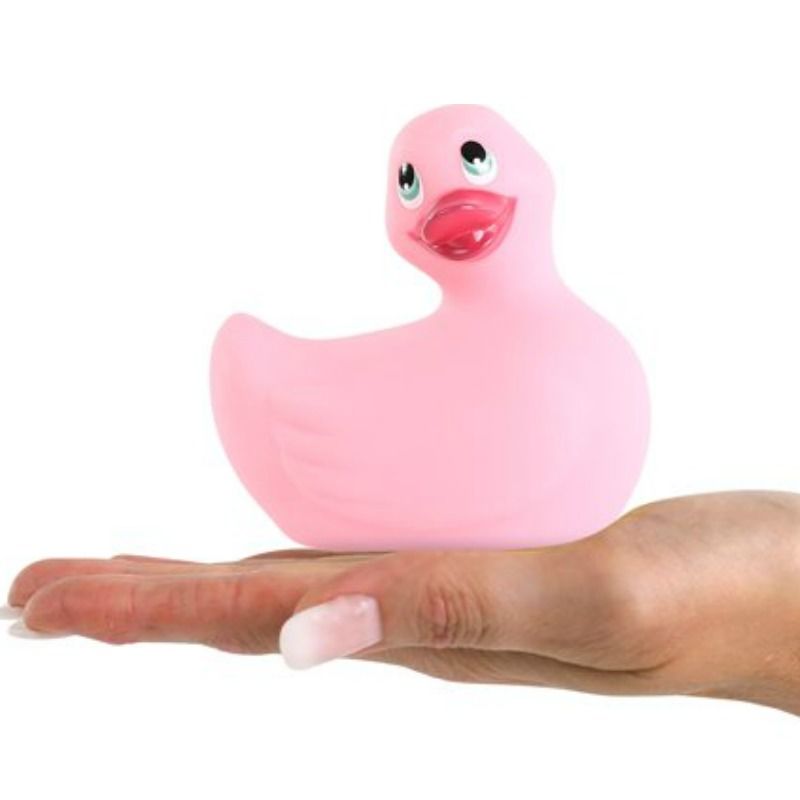 BRINQUEDOS GRANDES DE PROVOCAÇÃO - EU BATEI NO MEU PATO PATO VIBRANTE CLÁSSICO ROSA