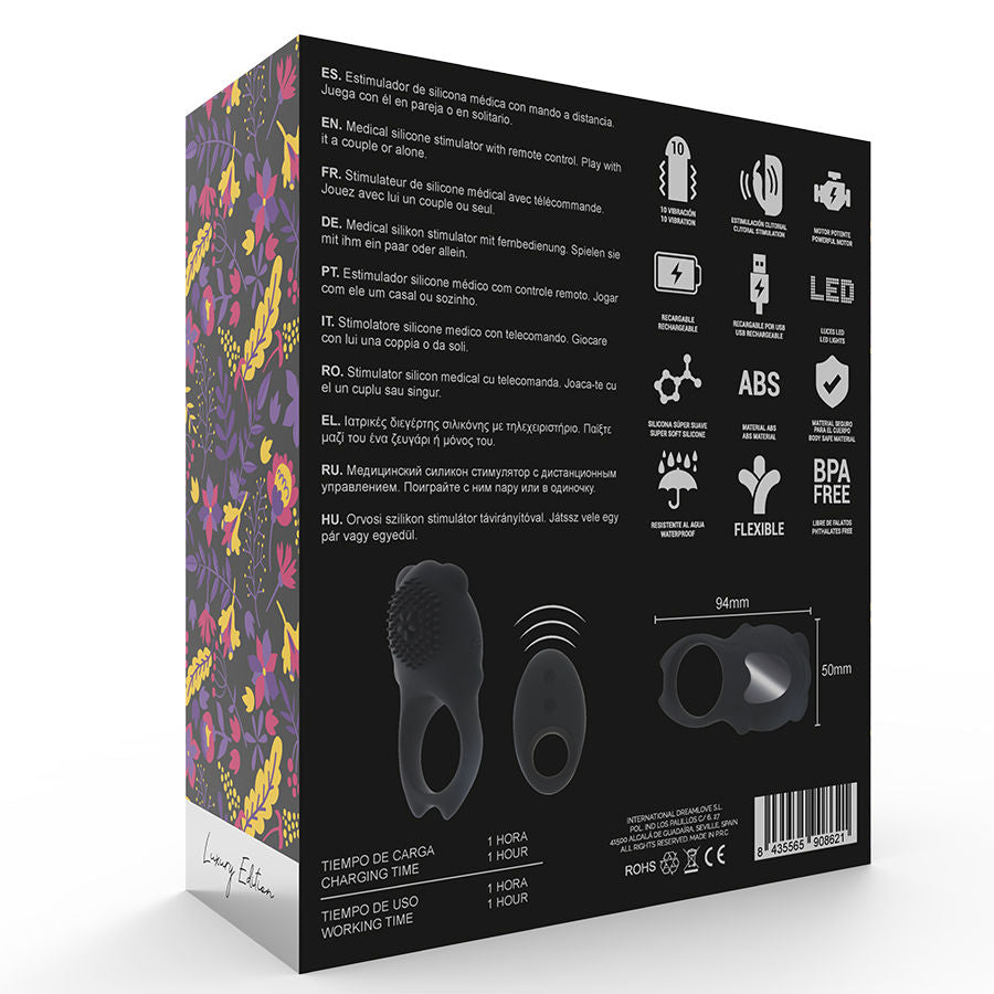 MIA - COLOSSEO RING BLACK REMOTE CONTROL