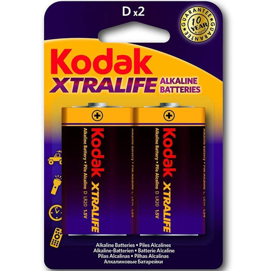 KODAK - PILHAS ALCALINAS XTRALIFE LR20 D LR20 1,5 V