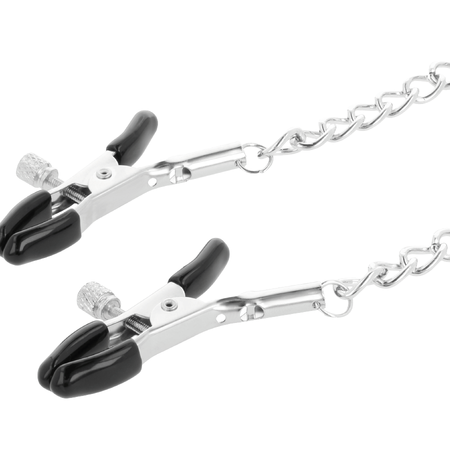 DARKNESS - BLACK NIPPLE CLAMP COLLAR