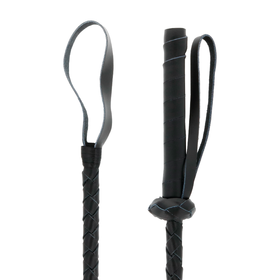ESCURIDÃO - CHICOTE BDSM DE COURO FETICHE DE 60 CM