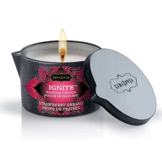 KAMASUTRA - VELA DE MASSAGEM STRAWBERRY DREAMS 170 GR