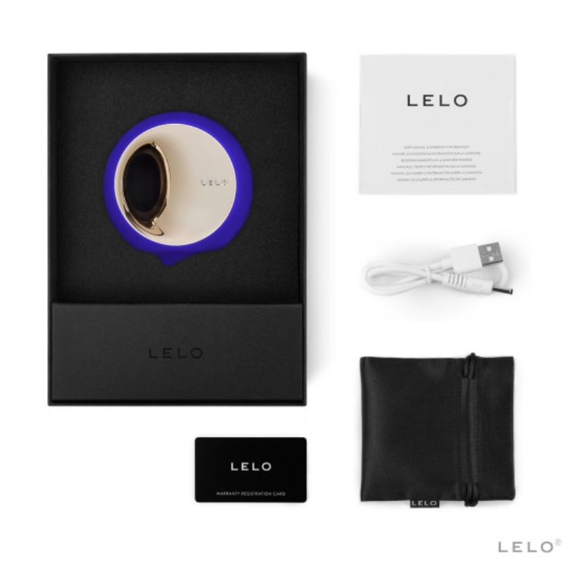 LELO - ORA 3 ORAL SEX STIMULATOR MIDWHITE BLUE