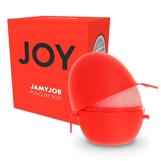 JAMYJOB - MASTURBADOR VERMELHO OVO VERSÃO DISCRETA