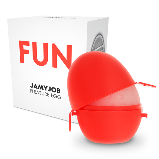 JAMYJOB - EGG MASTURBADOR VERMELHO EDIÇÃO DISCRETA