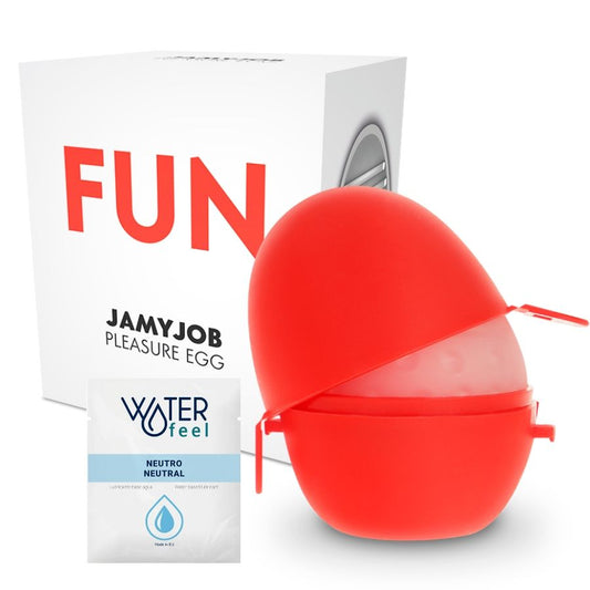 JAMYJOB - EGG MASTURBADOR VERMELHO EDIÇÃO DISCRETA