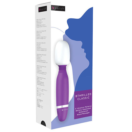 B SWISH - MASSAGEADOR LILAC CLÁSSICO BTHRILLED