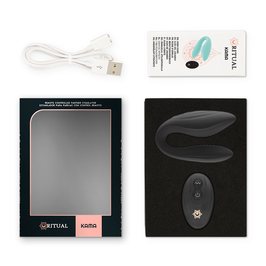 RITUAL - KAMA CONTROLE REMOTO PARA CASAIS AZABACHE