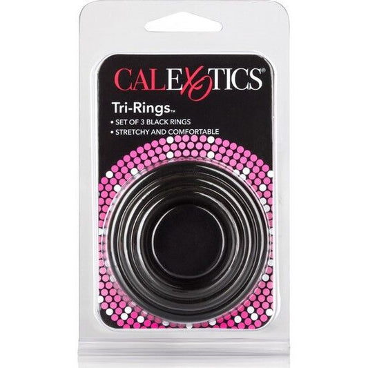 CALEXOTICS - ANEL TRIPLO PRETO