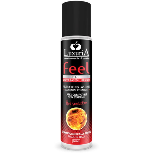 INTIMATELINE - LUXURIA WATER-BASED LUBRICANT FEEL HOT SENSATION 60 ML
