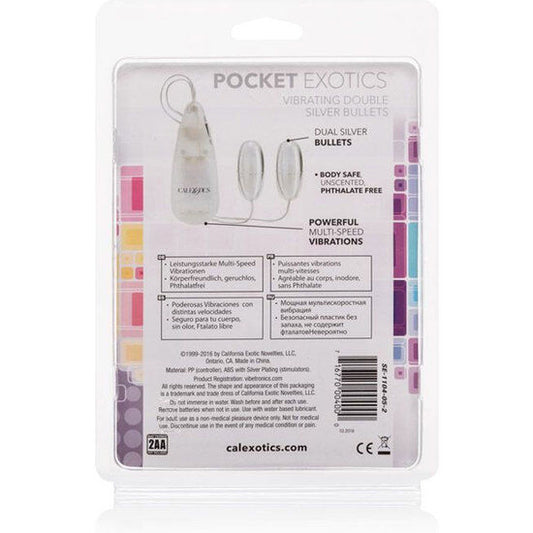 CALEXOTICS - DUO SILVER VIBRATING BALLS