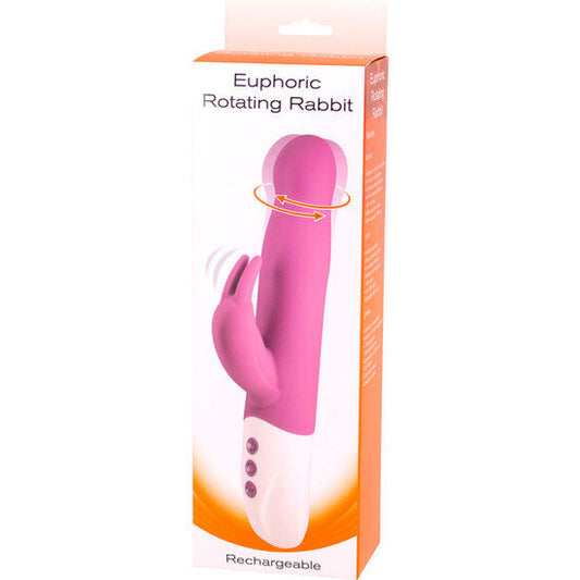 SEVEN CREATIONS - VIBRADOR EUPHORIC BUNNY COM ROTAÇÃO LILÁS