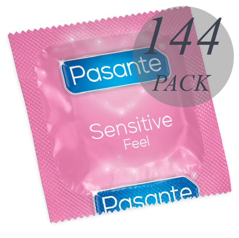 PASANTE - ULTRA THIN SENSITIVE CONDOMS 144 UNITS