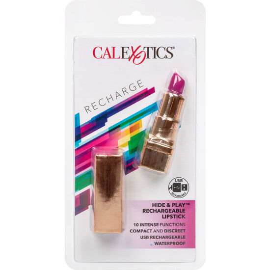 CALEXOTICS - REFIL DE BATOM HIDE &amp; PLAY ROXO