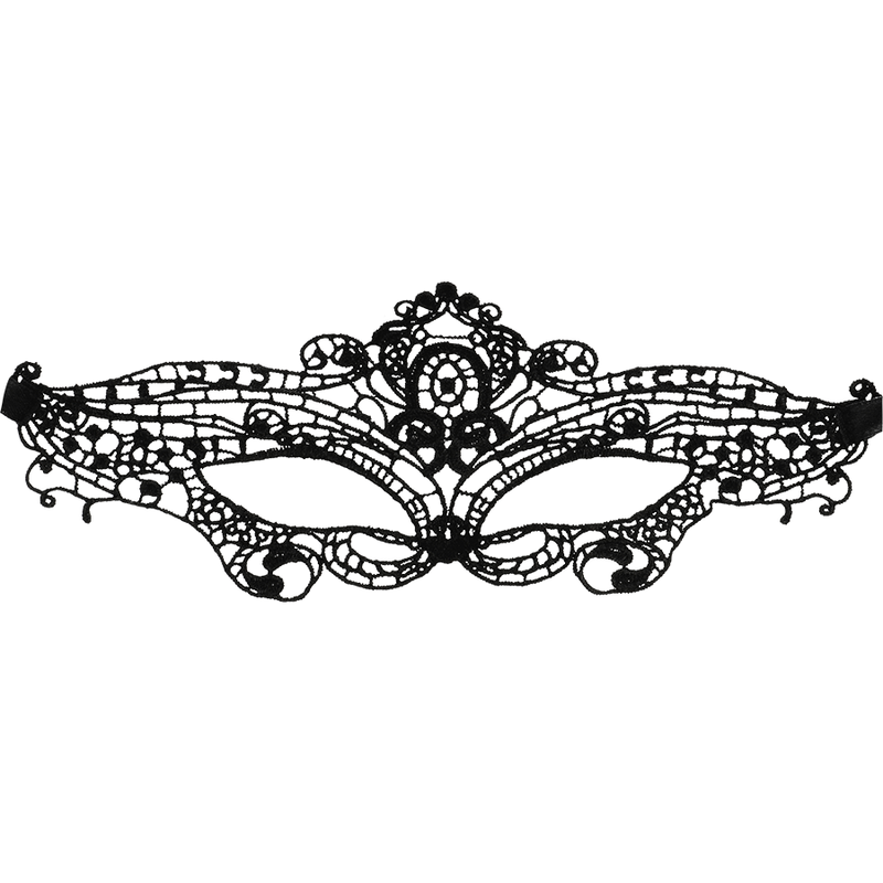 COQUETTE CHIC DESIRE - MÁSCARA DE RENDA PRETA FINA
