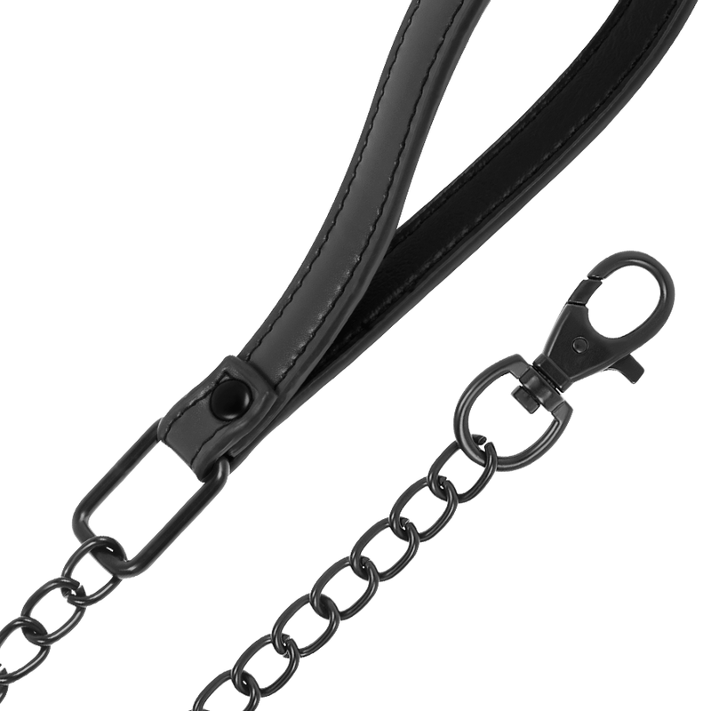 FETISH SUBMISSIVE - CHAIN ​​COLLAR WITH NOPRENE LINED
