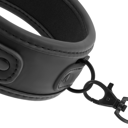 FETISH SUBMISSIVE - CHAIN ​​COLLAR WITH NOPRENE LINED