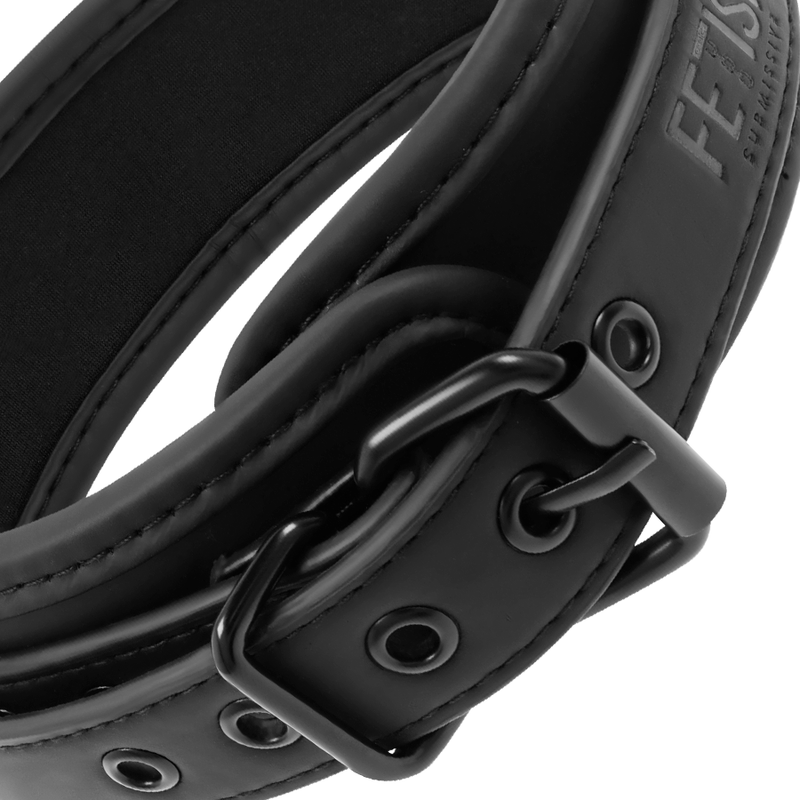 FETISH SUBMISSIVE - CHAIN ​​COLLAR WITH NOPRENE LINED