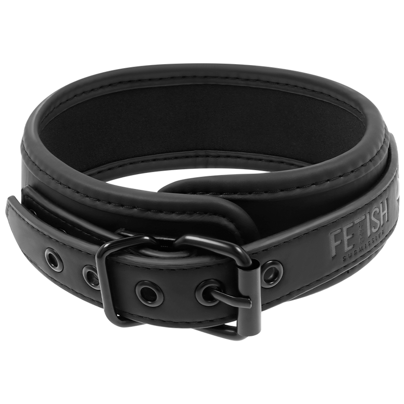 FETISH SUBMISSIVE - CHAIN ​​COLLAR WITH NOPRENE LINED