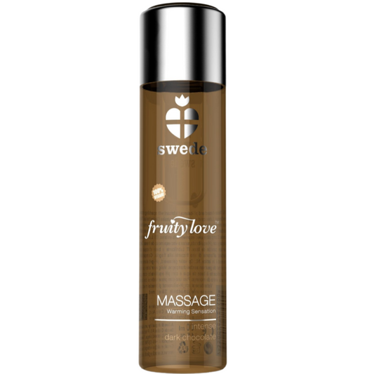SWEDE - FRUITY LOVE WARMING MASSAGE OIL INTENSE DARK CHOCOLATE 120 ML
