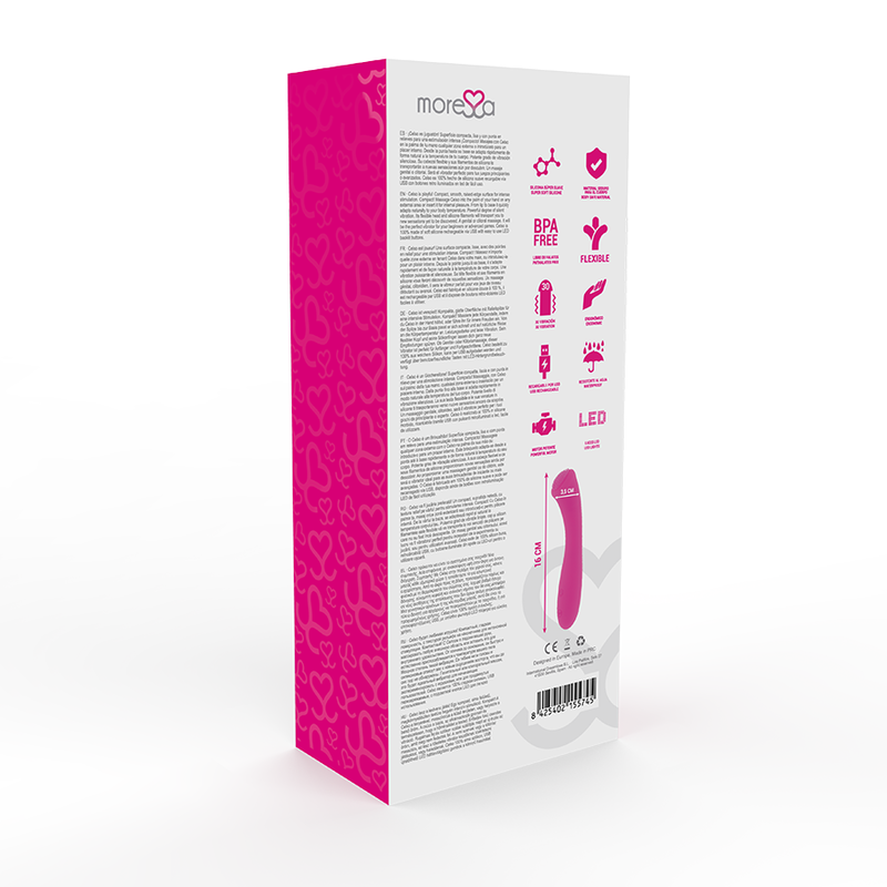 MORESSA - CELSO RECARREGÁVEL DE SILICONE PREMIUM