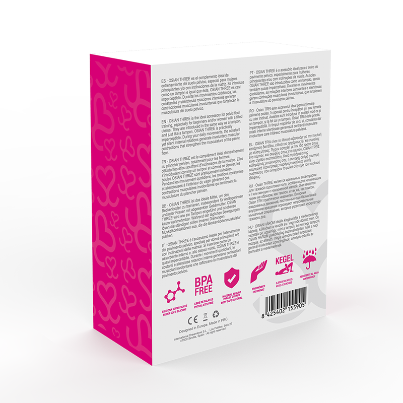 MORESSA - OSIAN TRÊS SILICONE ROSA PREMIUM