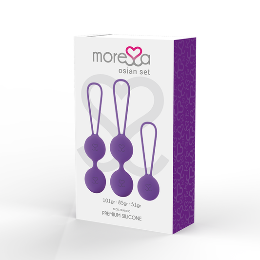 MORESSA - CONJUNTO OSIAN PREMIUM SILICONE LILÁS