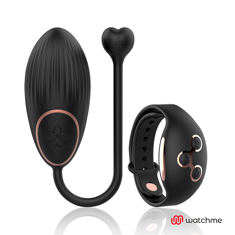 ANNE'S DESIRE - TECNOLOGIA DE CONTROLE REMOTO EGG WATCHME PRETO/DOURADO