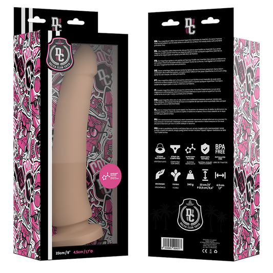 DELTA CLUB - TOYS NATURAL MEDICAL SILICONE DILDO 23 CM -O- 4.5 CM