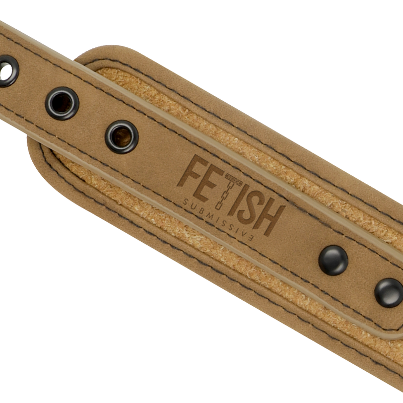 FETISH SUBMISSIVE ORIGIN - NEOPRENE LINED CHAIN ​​COLLAR