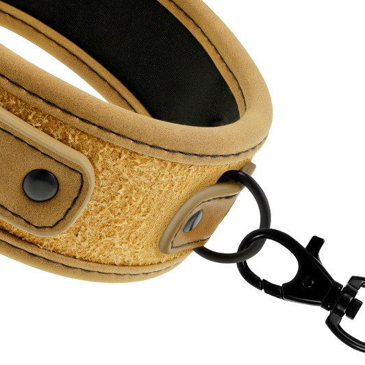 FETISH SUBMISSIVE ORIGIN - NEOPRENE LINED CHAIN ​​COLLAR