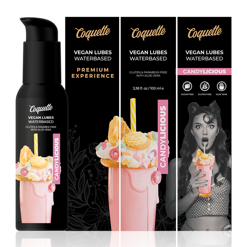 COQUETTE CHIC DESIRE - CANDYLICIOUS PREMIUM EXPERIENCE VEGAN LUBRICANT 100ML