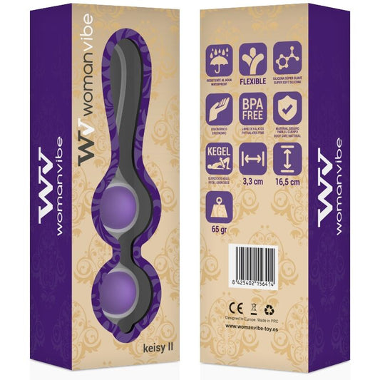 WOMANVIBE - BOLAS DE SILICONE VIBE KEISY II
